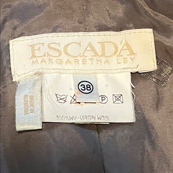 Escada Plaid Wool Blazer - Picture 10 of 14